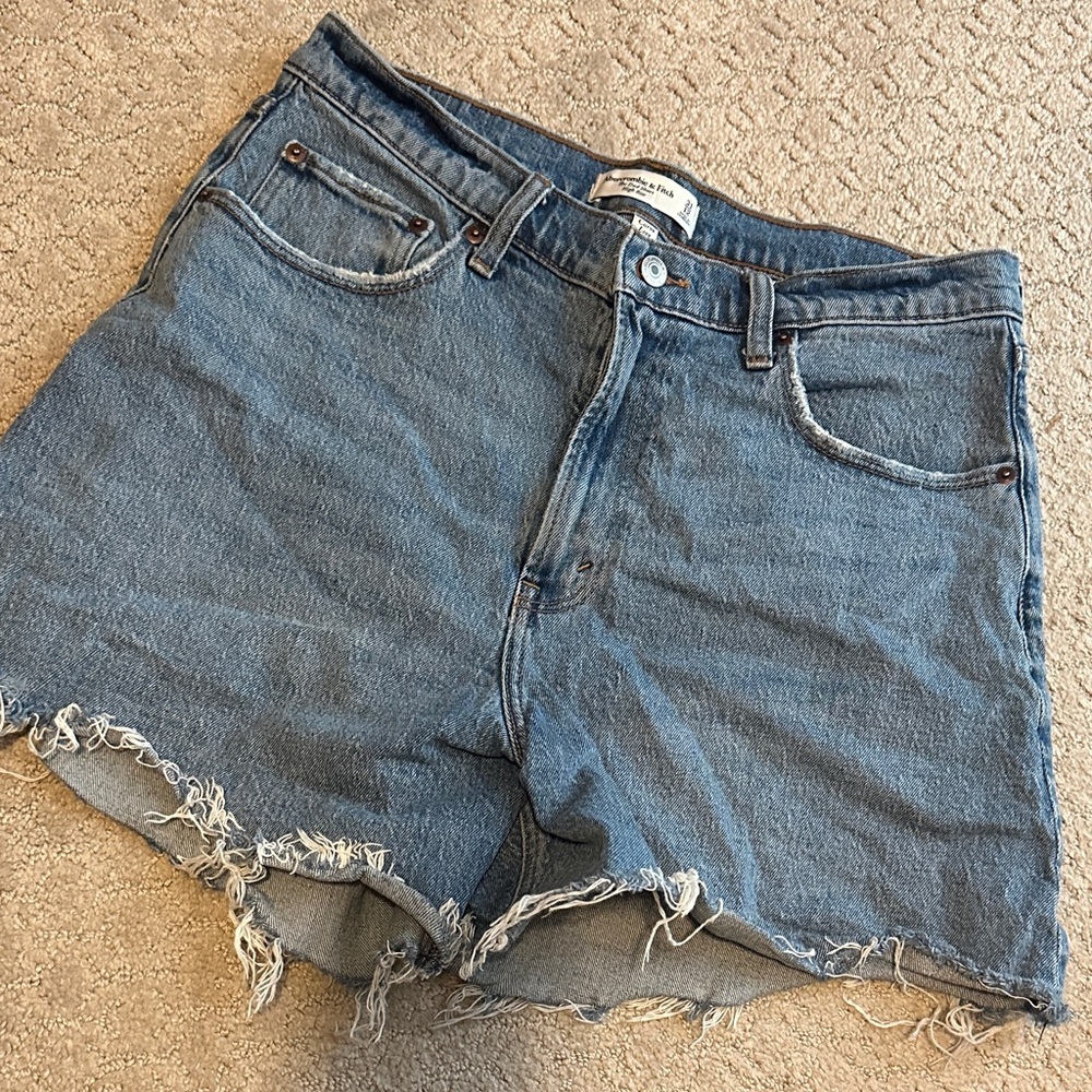 Abercrombie & Fitch Light Blue Jean Shorts